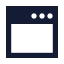 Appwindow icon with solid sharp style