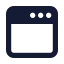 Appwindow icon with solid standard style