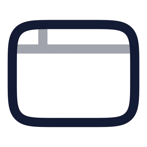 App Window Icon in Twotone Rounded style