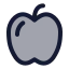 Apple icon with duotone standard style