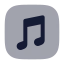 Applemusic icon with bulk rounded style