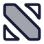Applenews icon with duotone rounded style