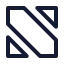 Applenews icon with stroke standard style