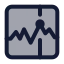 Applestocks icon with duotone standard style
