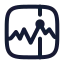 Applestocks icon with stroke rounded style