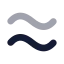 Approximatelyequal icon with bulk rounded style