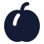 Apricot icon with solid standard style