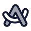 Arcbrowser icon with duotone standard style
