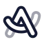 Arcbrowser icon with twotone rounded style