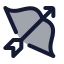 Archer icon with duotone rounded style