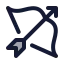 Archer icon with duotone standard style