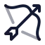 Archer icon with twotone rounded style