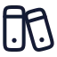 Archive icon with stroke rounded style