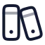 Archive icon with twotone rounded style