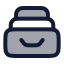 Archive icon with duotone rounded style