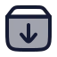 Archive icon with duotone rounded style