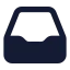 Archive icon with solid standard style