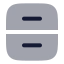 Archive icon with bulk rounded style