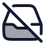 Archiveoff icon with duotone rounded style