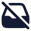 Archiveoff icon with solid rounded style