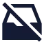 Archiveoff icon with solid sharp style