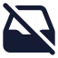 Archiveoff icon with solid standard style