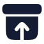 Archiverestore icon with solid rounded style