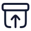 Archiverestore icon with stroke rounded style