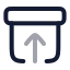 Archiverestore icon with twotone rounded style