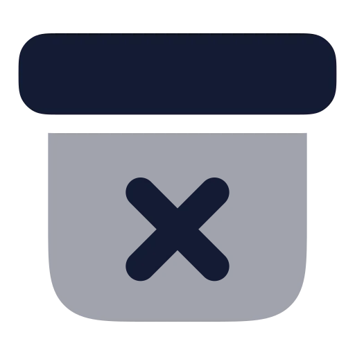 Archive X Icon in Bulk Rounded style