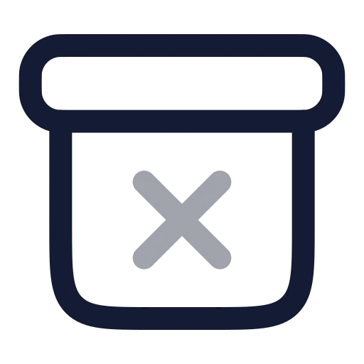 Archive X Icon in Twotone Rounded style