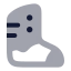 Armoredboot icon with bulk rounded style