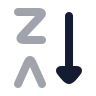Arrange By Letters Z A icon preview