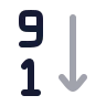 Arrange By Numbers 9 1 icon preview