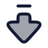 Arrow Big Down Dash icon preview