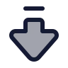 Arrow Big Down Dash icon preview