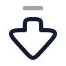 Arrow Big Down Dash icon preview