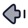 Arrow Big Left Dash icon preview