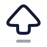 Arrow Big Up Dash icon preview