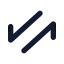 Arrowdatatransferdiagonal icon with solid standard style