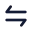 Arrowdatatransferhorizontal icon with solid standard style