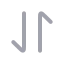 Arrowdatatransfervertical icon with duotone rounded style