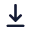 Arrowdown icon with solid standard style