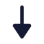 Arrowdown icon with solid standard style