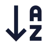 Arrow Down A Z icon preview