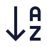 Arrow Down A Z icon preview