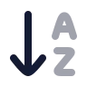 Arrow Down Az icon preview