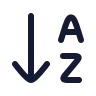 Arrow Down Az icon preview