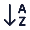 Arrow Down Az icon preview