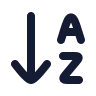 Arrow Down Az icon preview